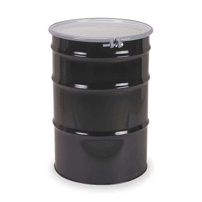 Black Metal Barrel