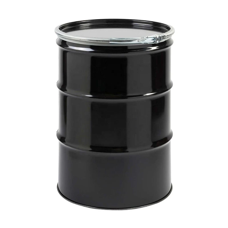 Unlined 55 Gallon Steel Drum